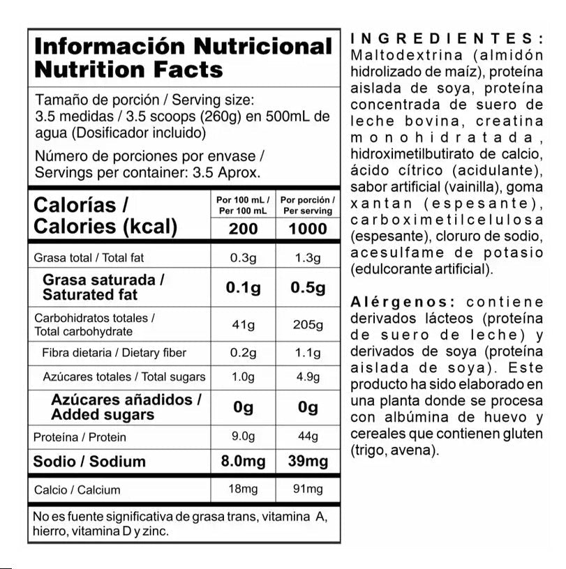 Megaplex Creatine Power 2 Libras