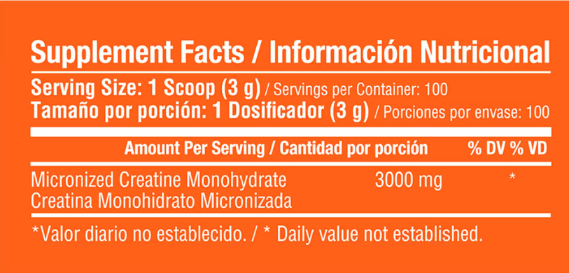 Creatina Healthy Sports 50 Servicios