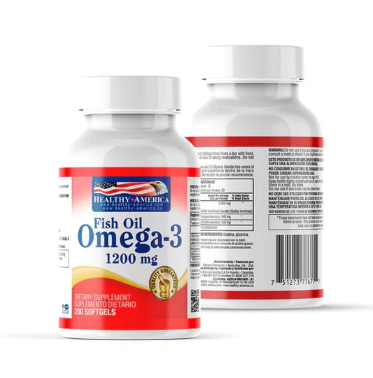 Omega 3 Fish Oil 1200 mg x 200 softgels