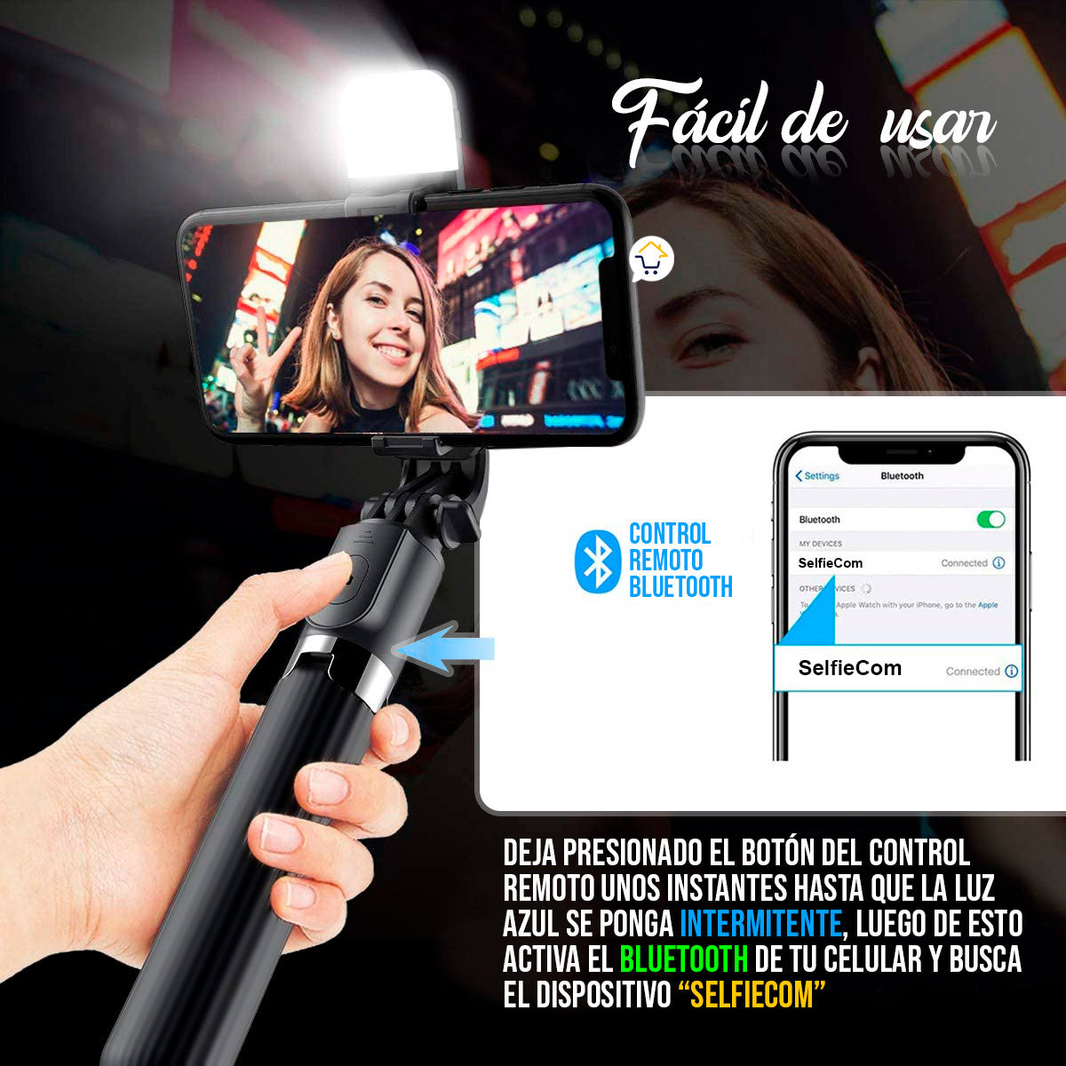 Selfie Stick Tripode Celular
