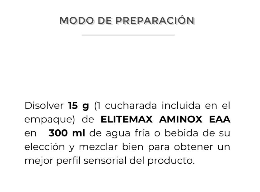 Aminoacidos EAA Elitemax