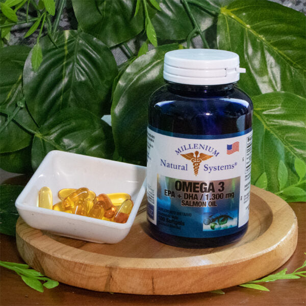 Omega 3 Salmón 1300 mg – 100 Cápsulas