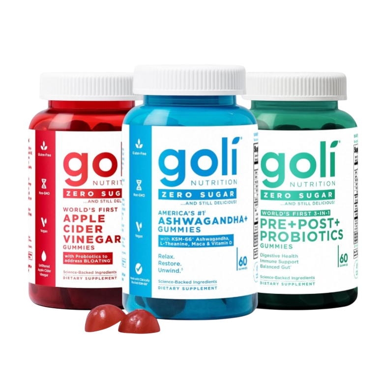 Combo Goli – 3 Frascos de Gomitas Originales