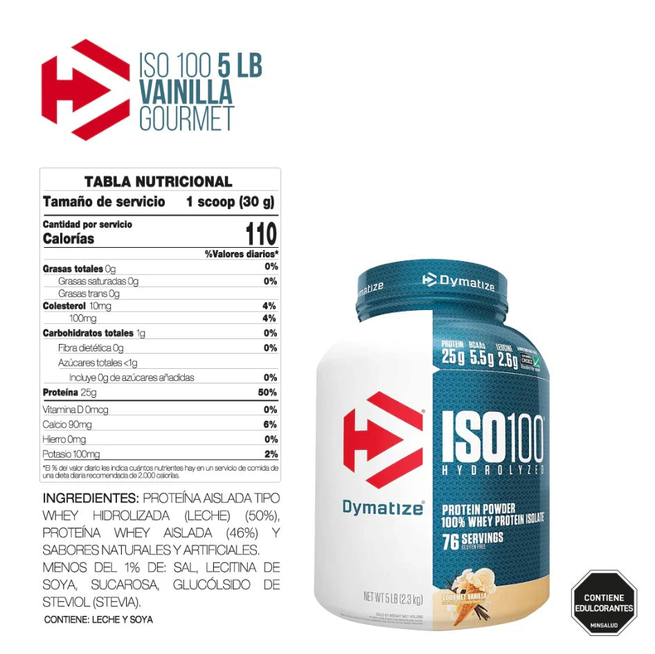 Proteina ISO 100 5 Libras