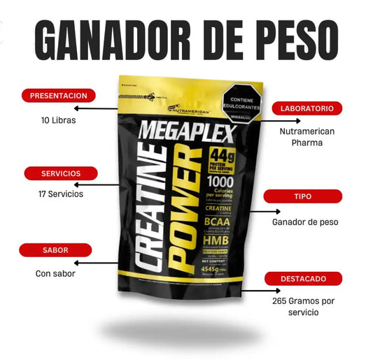 Megaplex Creatine Power 10 Libras