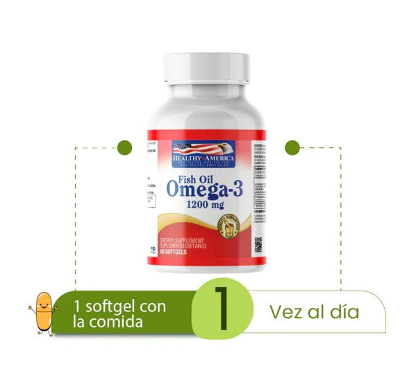 Omega 3 Fish Oil 1200 mg x 60 softgels