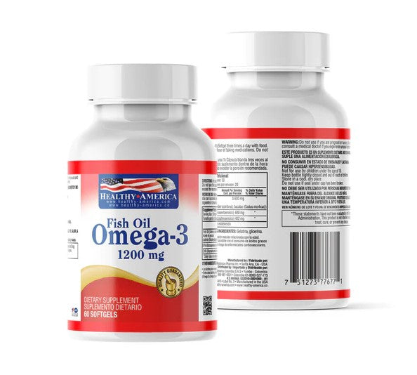 Omega 3 Fish Oil 1200 mg x 60 softgels